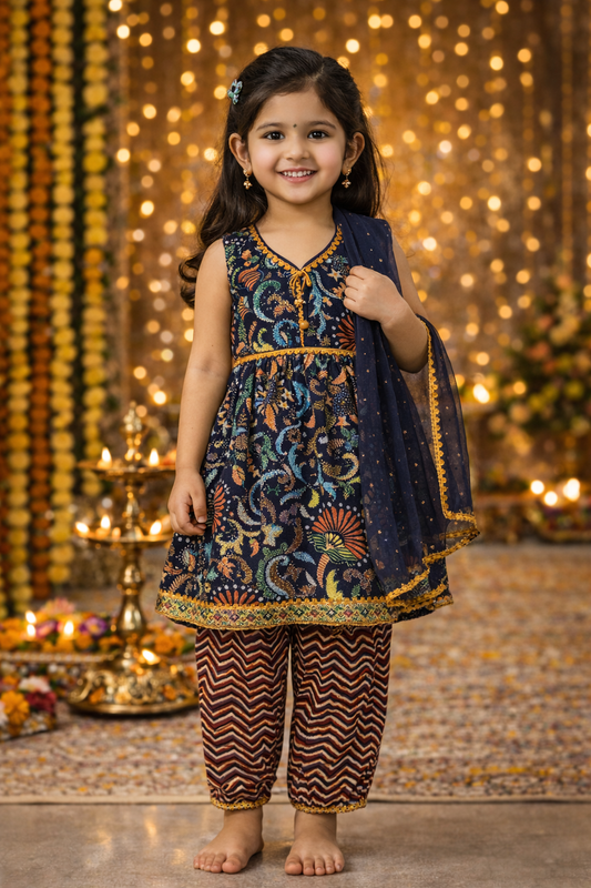 Girls Cotton Suit