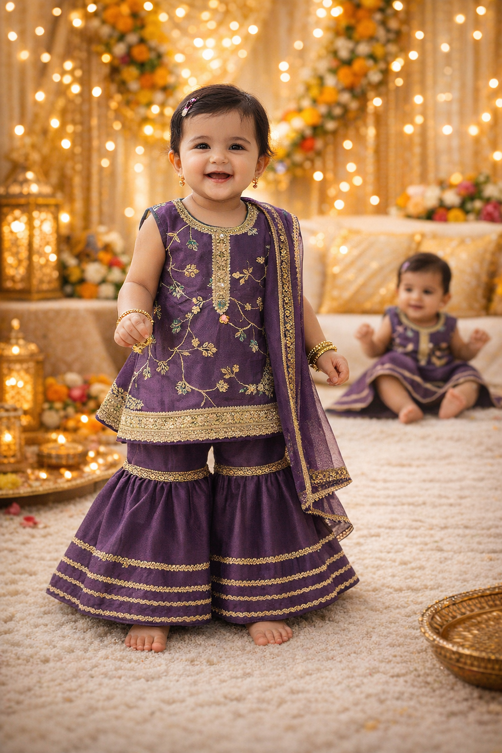 Cute Sharara Set