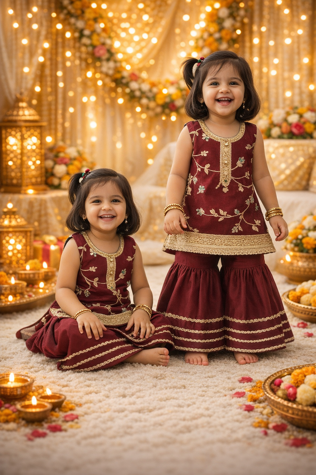 Cute Sharara Set