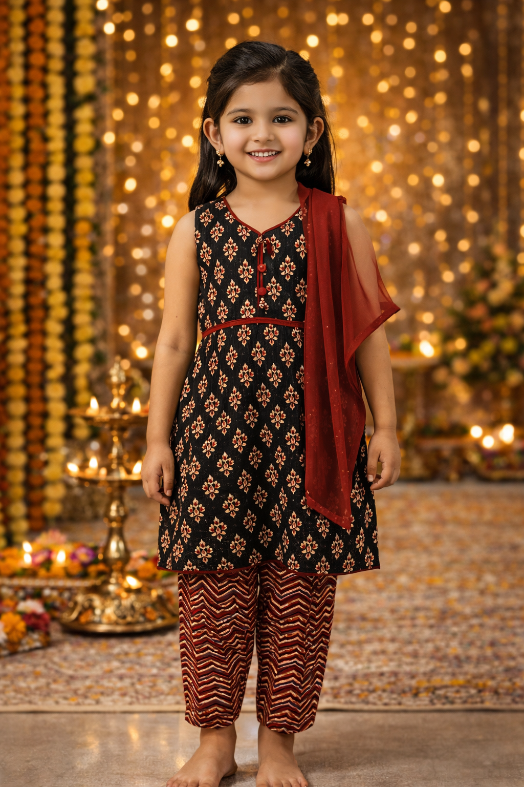 Girls Cotton Suit