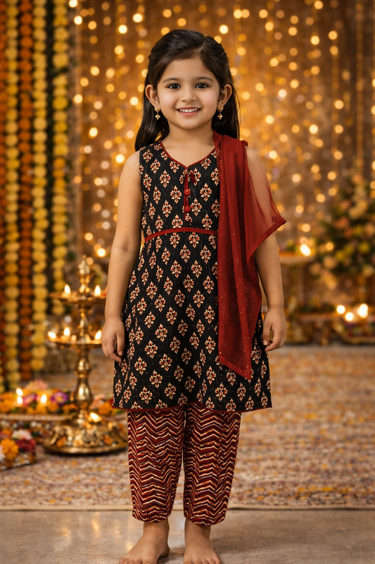 Girls Cotton Suit